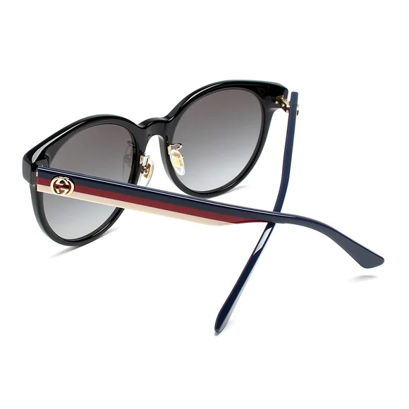 NEW GUCCI WOMEN'S SUNGLASSES GG0416SK 001 GUCCI ROUND EYEWEAR